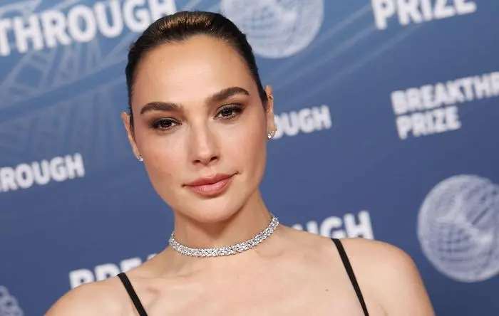 Israeli actress Gal Gadot attends the 11th Breakthrough Prize ceremony at Barker Hangar in Santa Monica, California, on April 5, 2025. (Photo by Michael Tran / AFP)
