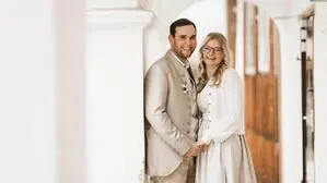 Johannes Ofner und Hannah Wohlgemuth gaben sich im Stephanussaal das Jawort