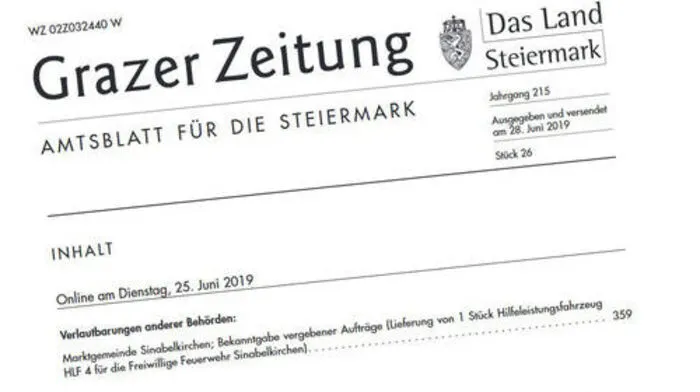 Die Grazer Zeitung gibt es künftig kostenlos im Internet