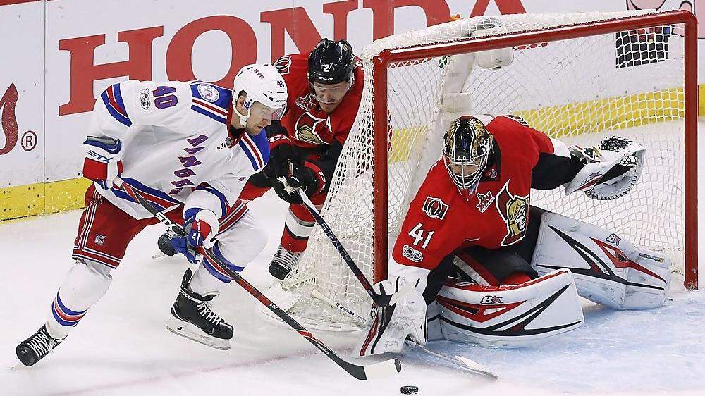 Die New York Rangers mussten sich im ersten Spiel des Conference-Halbfinales Ottawa geschlagen geben