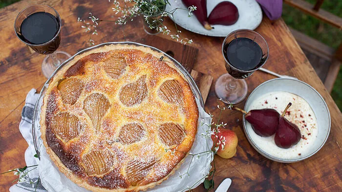 Birnen Pie nach dem Rezept von cookingCatrin