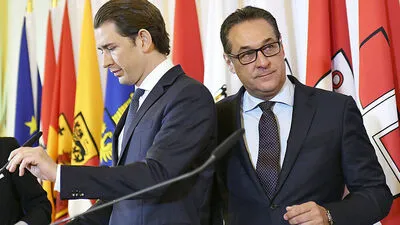 Kanzler Kurz und Vizekanzler Strache 