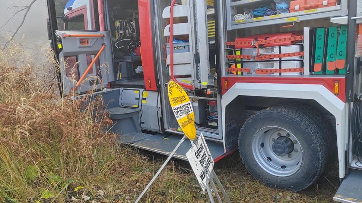 Auch die Feuerwehr stand im Einsatz 