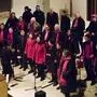 Der Chor trat am dritten Adventwochenende auf