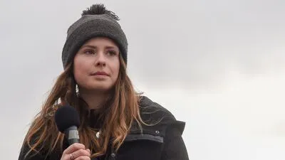 Luisa Neubauer macht sich in Deutschland für den Klimaschutz stark