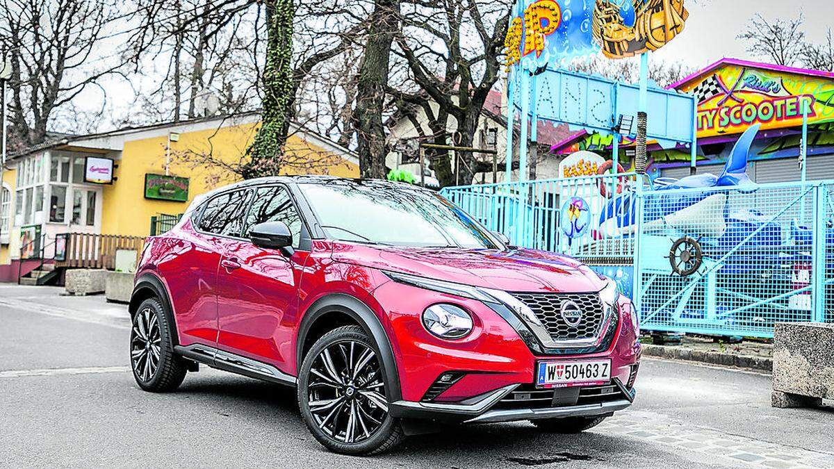 Juke ist mit einem kleinen aber kräftigen Benziner bestens bestückt