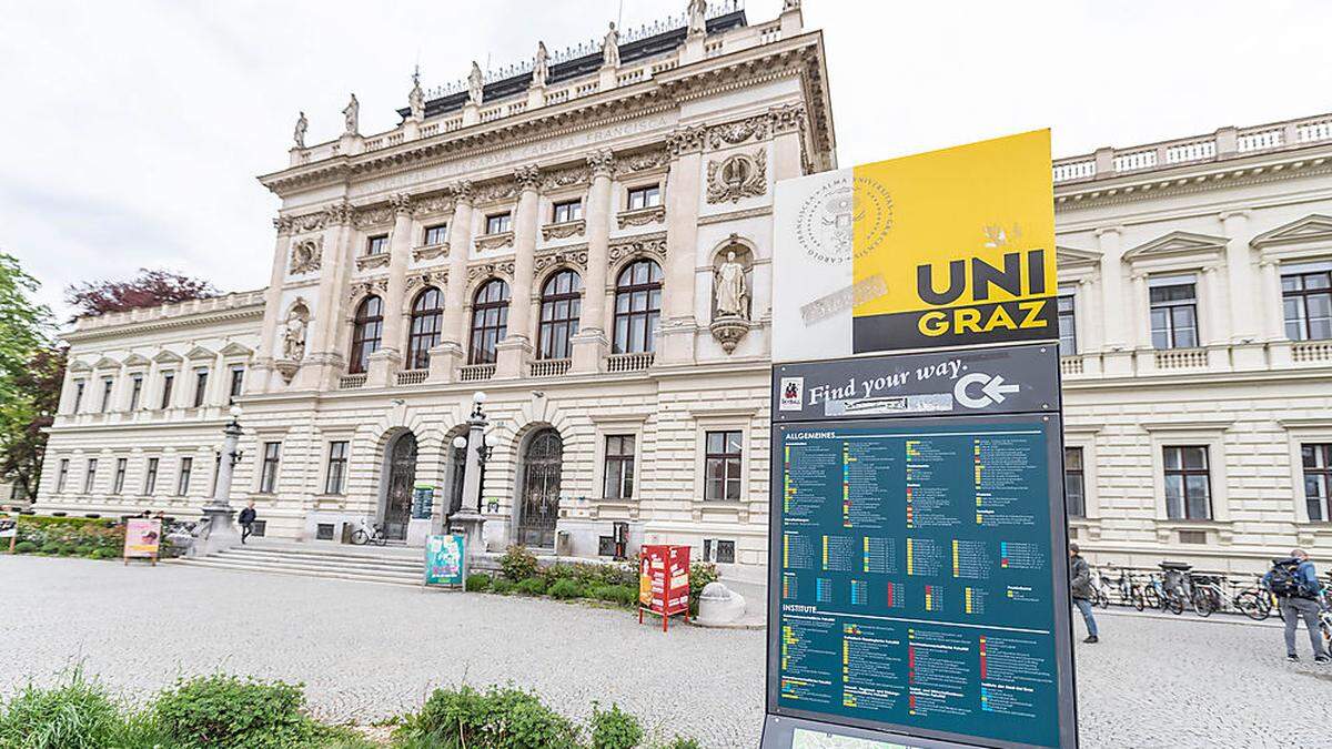 Ab nächster Woche auf orange: Die Uni Graz