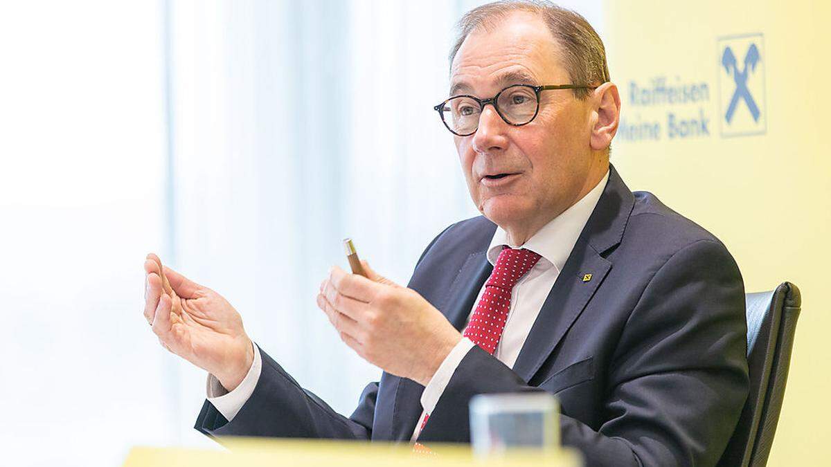 Martin Schaller, Chef der Raiffeisen-Landesbank Steiermark