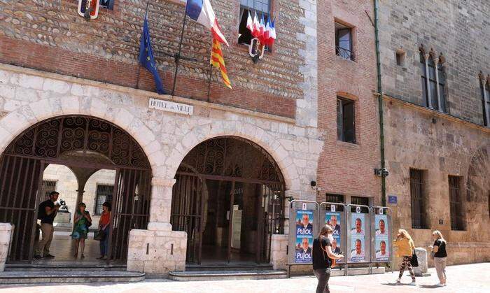 Das Rathaus in Perpignan