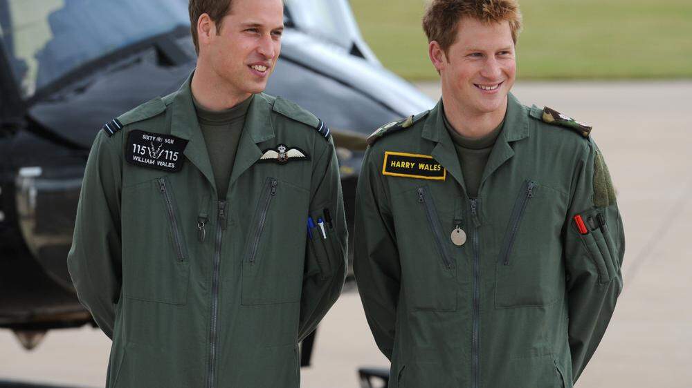 Beide Prinzen wurden militärisch ausgebildet - zum Einsatz nach Afghanistan musste aber nur Harry.