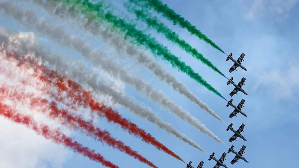 Die Frecce Tricolori werden auch 2024 ihre spektakuläre Show bei der Airpower zeigen