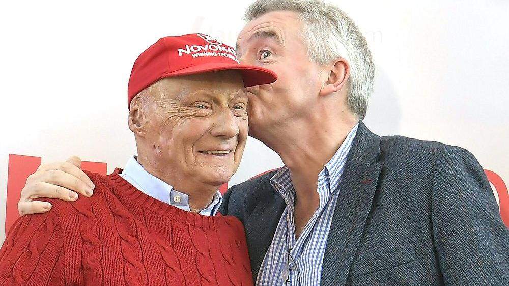 Niki Lauda und Micheal O'Leary