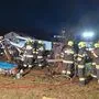Ein Großaufgebot an Helfern war an der Unfallstelle im Einsatz