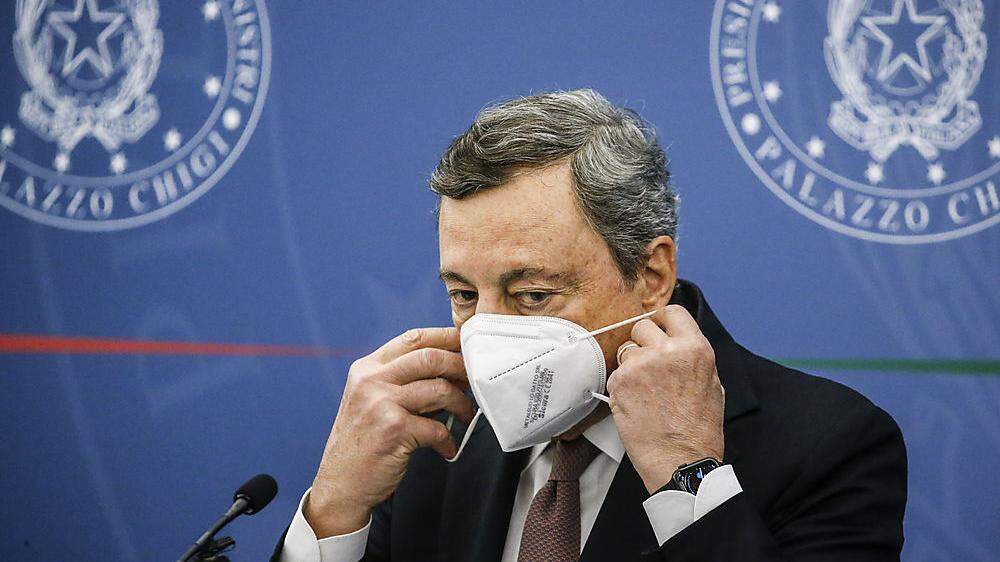 Italiens Premier Draghi will 3-G-Regel auch für Parlamentarier