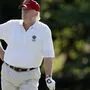 Donald Trump beim Golfen