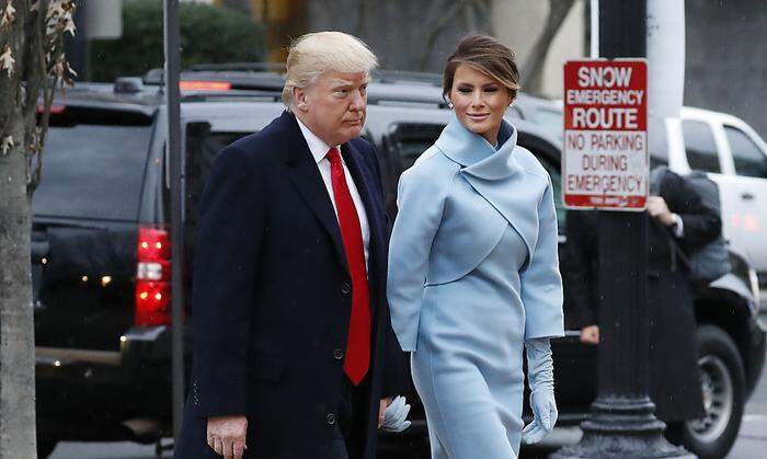 Donald Trump und seine Frau Melania