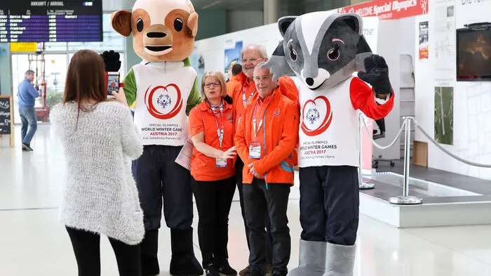 Start der Special Olympics mit der Ankunft der rund 2700 Athleten in der Steiermark.