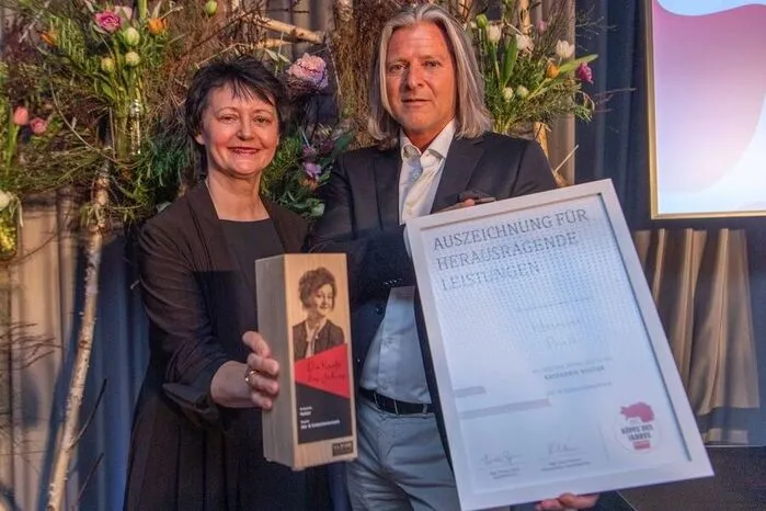 Gewinnerin Hermine Pack (Kategorie Kultur) und Thomas Holzleitner, "The Stylemate".