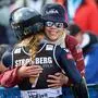 Mikaela Shiffrin und Mutter Eileen