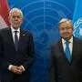 Bundespräsident Alexander Van der Bellen bei der bisher letzten Vollversammlung im Herbst 2022 mit UNO-Generalsekretär Antonio Guterres.