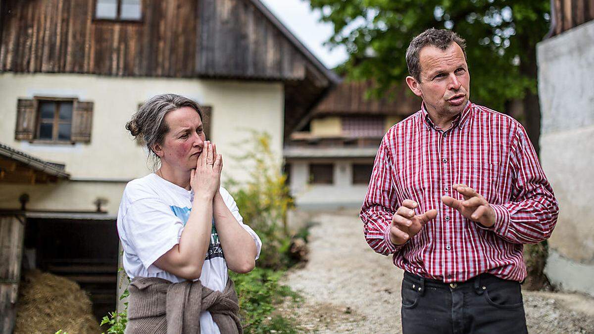 Isa und Sepp Priebernig haben ihr ganzes Leben hart gearbeitet und stehen, wie andere Görtschitztaler, und ohne etwas dafür zu können, vor einem Scherbenhaufen