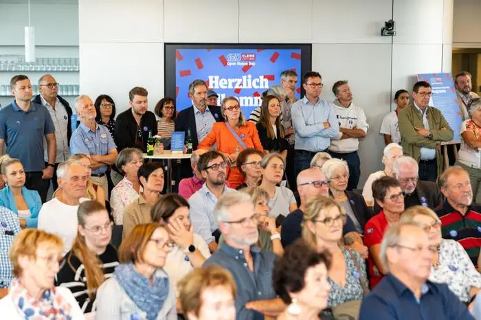 Der Andrang im Skyroom im Styria Media Center war enorm 