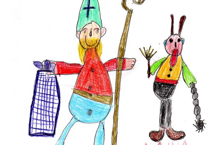 Laura Röck freute sich sehr auf den Nikolaus. Den Krampus ließ sie aber nicht herein.