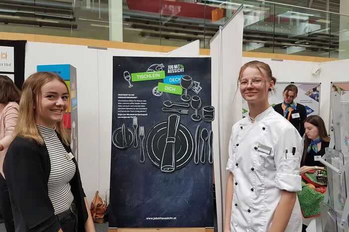 Intensive Beratung für eine Lehre in der Gastronomie.