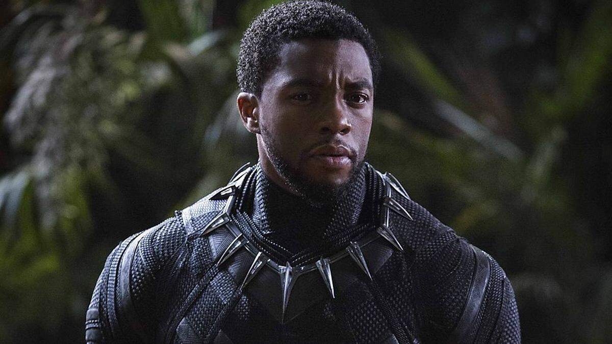Chadwick Boseman in Black Panther, der Schauspieler verstarb im Jahr 2020