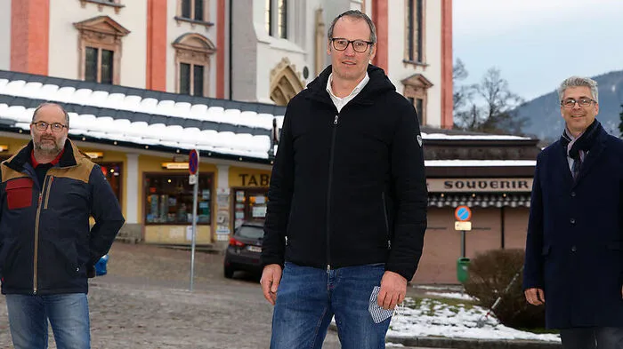 Der neue Vorstand mit Pollerus, Contini und Sommerauer (v. l.)