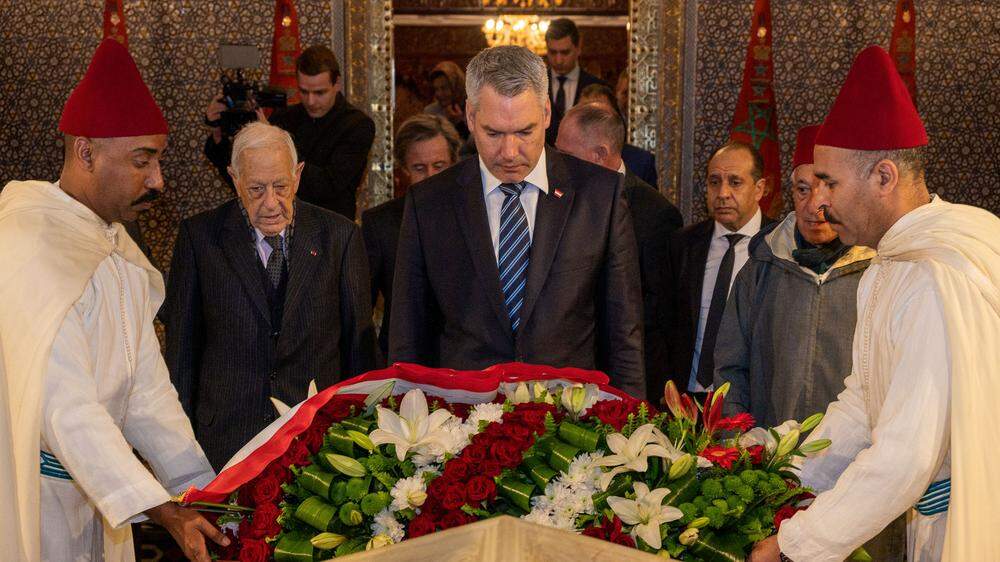 Bundeskanzler Karl Nehammer in Marokko