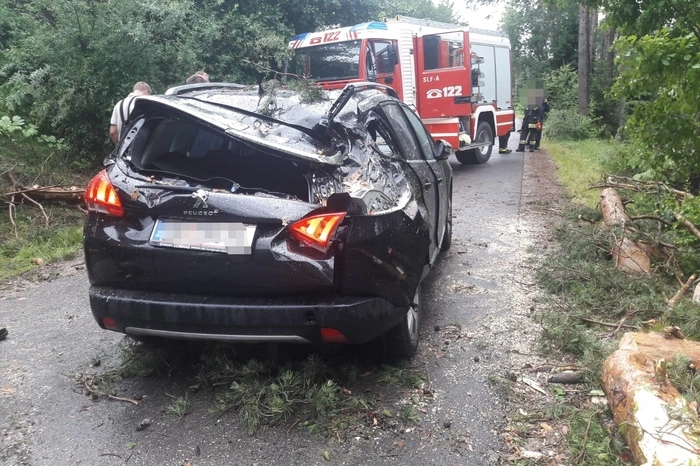 Am Auto entstand - offensichtlich - Totalschaden.