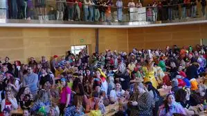 Bis auf den letzten Platz besetzt – das VAZ Krieglach am Faschingsdienstag