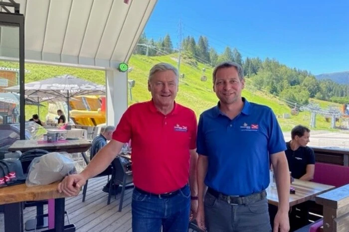 Die beiden Kreischberg-Geschäftsführer Karl Fussi und Reinhard Kargl