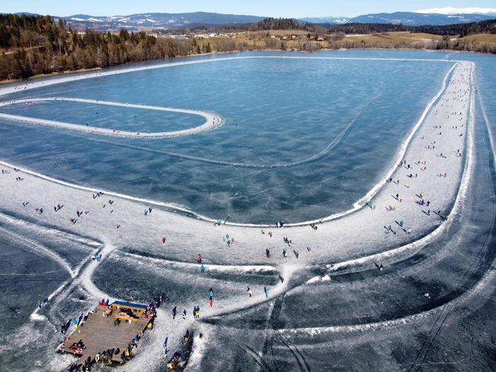Bald soll auch die Eislaufsaison am Längsee eröffnet werden