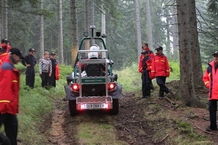Das Quad der Bergrettung Schwanberg stellte auch ein besonderes Highlight dar.