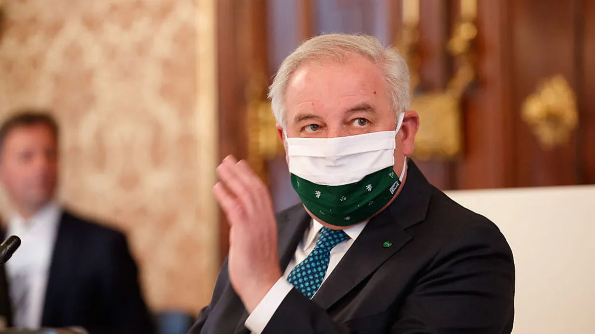 LH Hermann Schützenhöfer bei der Landtagssitzung am Dienstag