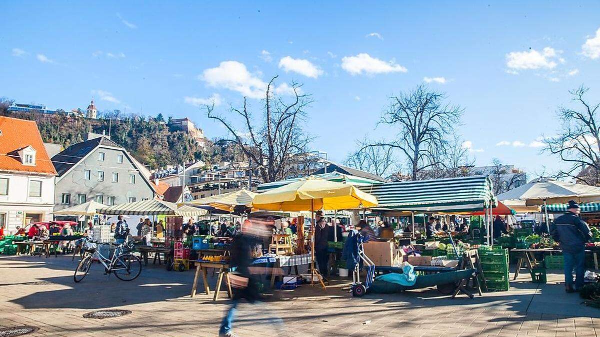 Am Vormittag Bauern-, am Nachmittag Flohmarkt: Das gibt es am Lendplatz am 23. September