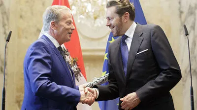 Rudolf Mitterlehner und Harald Mahrer