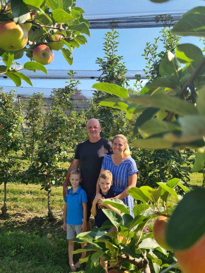 Familie Trummer aus Gnas betreibt Obstbau und Direktvermarktung