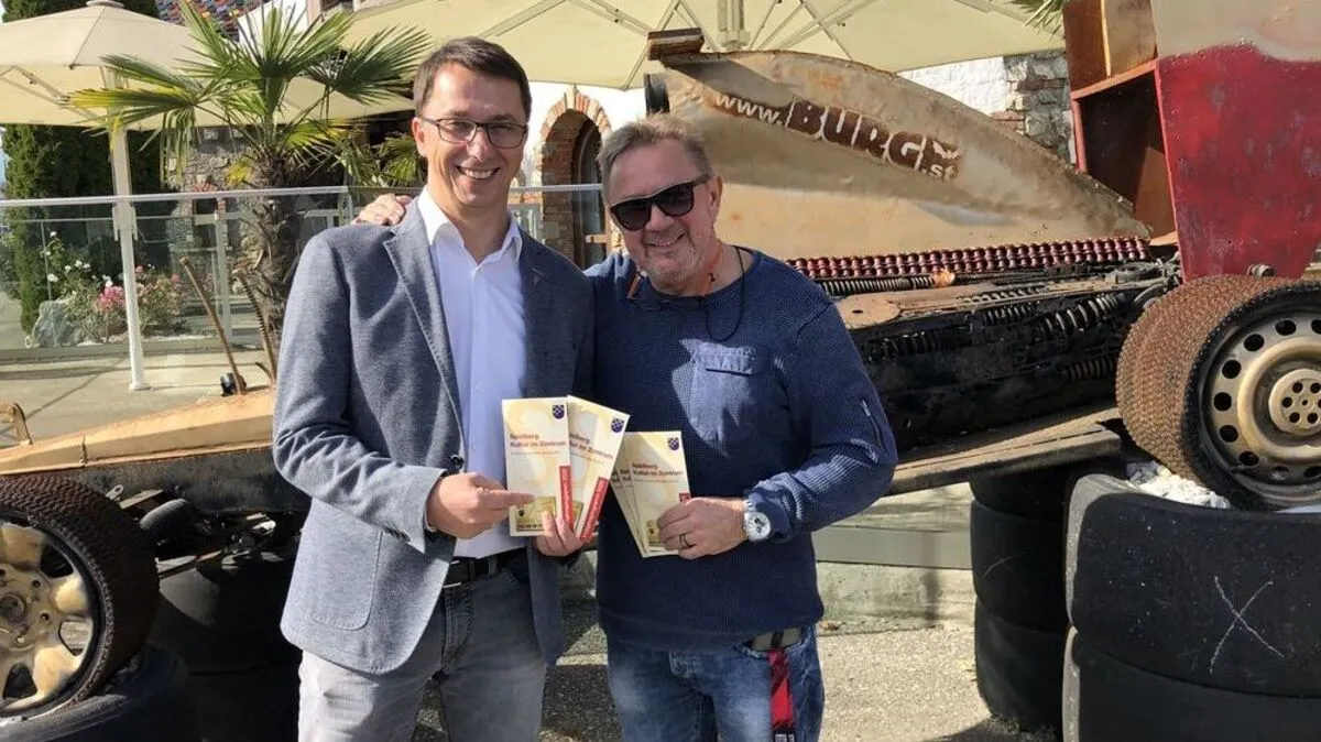 Vizebürgermeister Andreas Themel und Kulturchef Rudi Weißenbacher