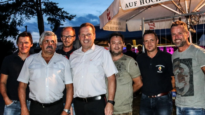 Die Kameraden freuten sich über den zahlreichen Besuch.