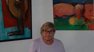 Margarethe Stefflitsch, die Mutter des verstorbenen Künstlers 