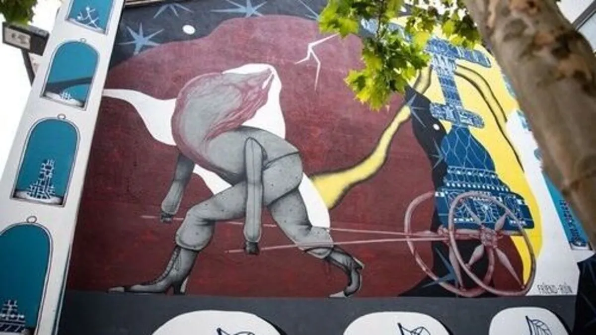 Bunte Kunst in Villach
