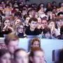 Studenten lauschen im großen Hörsaal am Tag der Erstsemesterbegrüßung den Ausführungen der Uni-Vertreter zum Wintersemester 2023/24 an der Uni Köln. Themenbild, Symbolbild Köln, 07.10.2024 NRW Deutschland Copyright: xChristophxHardtx