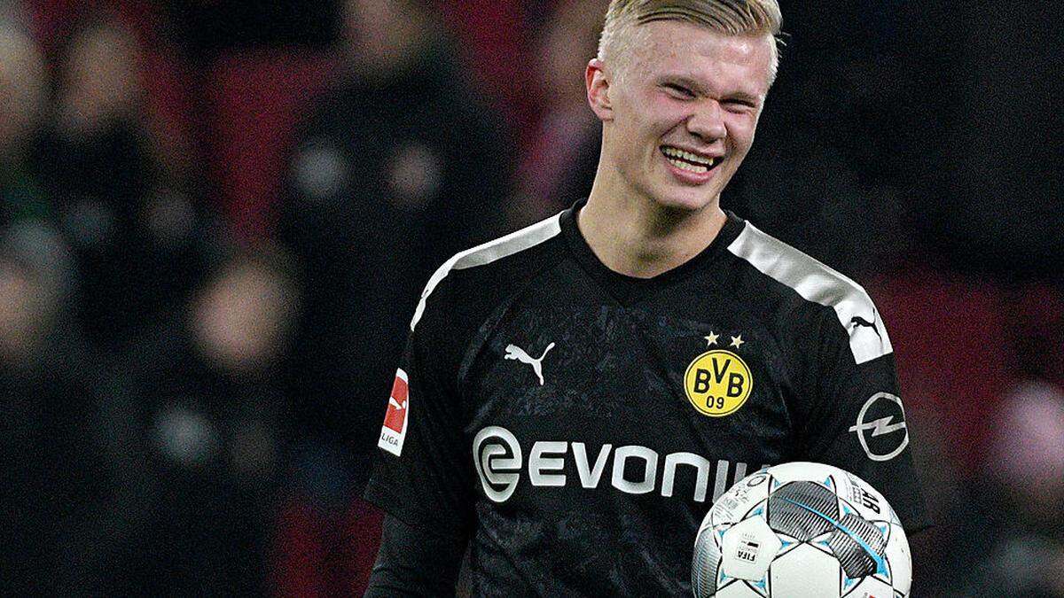 Erling Haaland und Borussia Dortmund kann man am 16. und 23. Mai frei auf Sky sehen