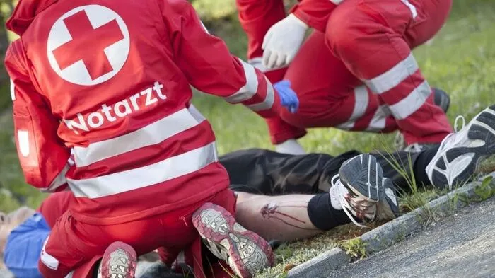 Der Notarzt war sofort an Ort und Stelle