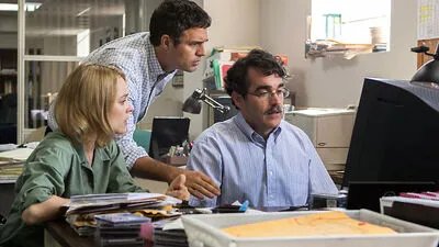 Rachel McAdams, Mark Ruffalo und Brian d’Arcy James in Spotlight