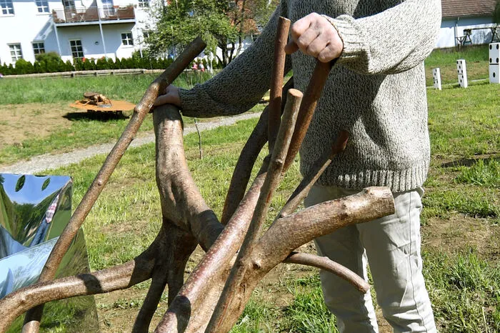 Bernhard Schmid aus Laßnitzhöhe fertigt Sesselbäume an. Diese werden aus lebenden Bäumen geformt. Es dauert bis zu zehn Jahre, bis ein Sesselbaum fertig ist.