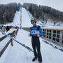 Jannik Morin war beim Skifliegen am Kulm vier Tage lang als Vorspringer im Einsatz